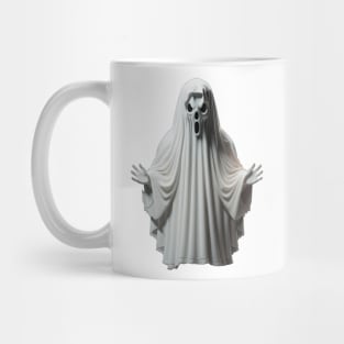 White spooky ghost Mug